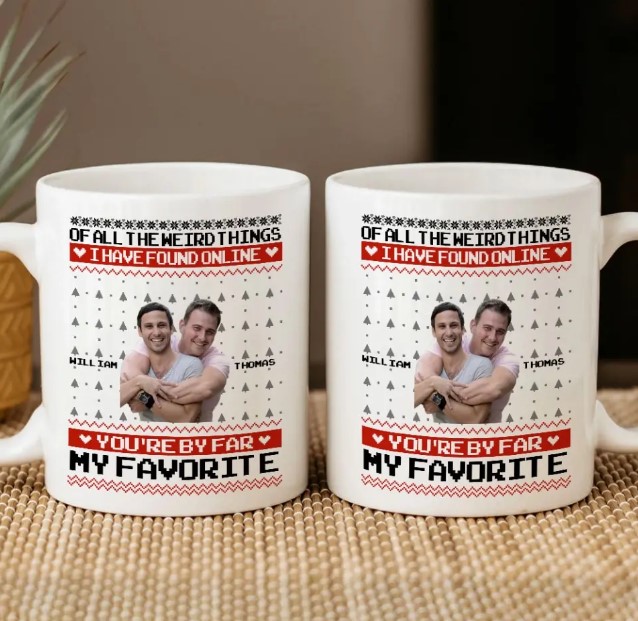 Gay Couple Mugs, Gay Couple Coffee Mugs, Funny Gay Mug Set, Gay Couple  Gift, His and His Mugs, Funny Gay Gift, Gay Couple Matching Cups