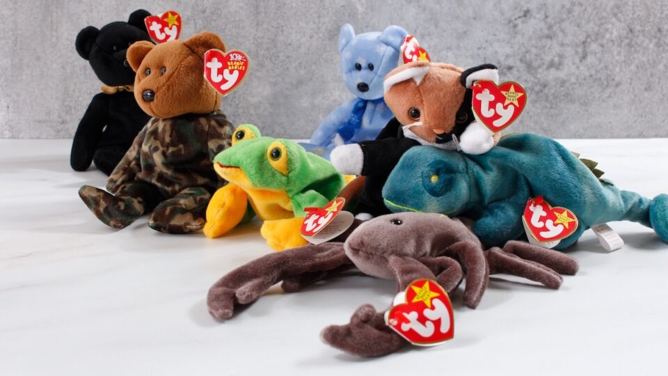 beanie babies famous 90s trends