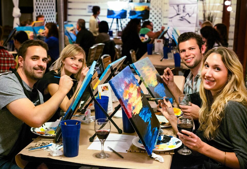 paint-and-sip class