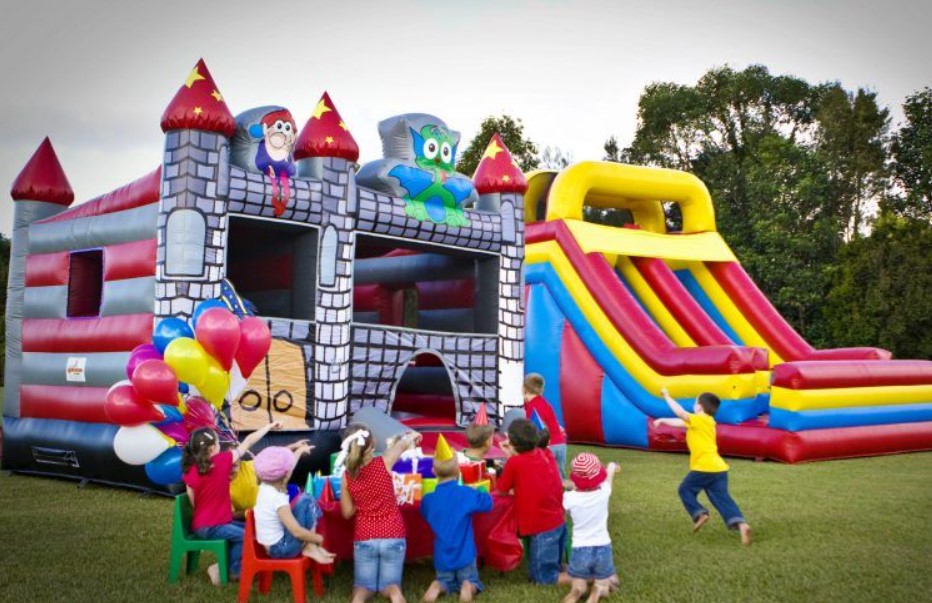 Jumping castle birthday party