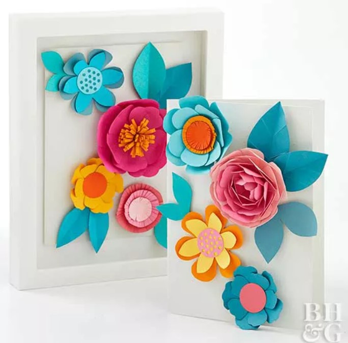 Flower birthday card