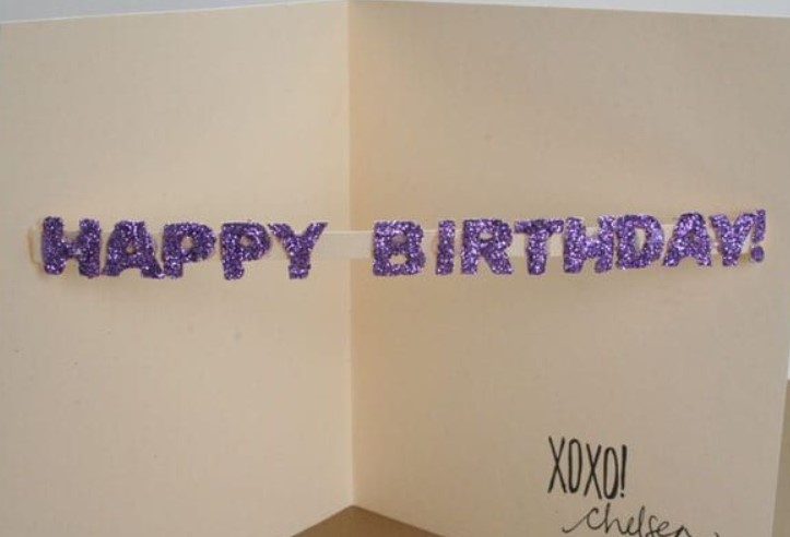 Simple Pop-Up birthday card