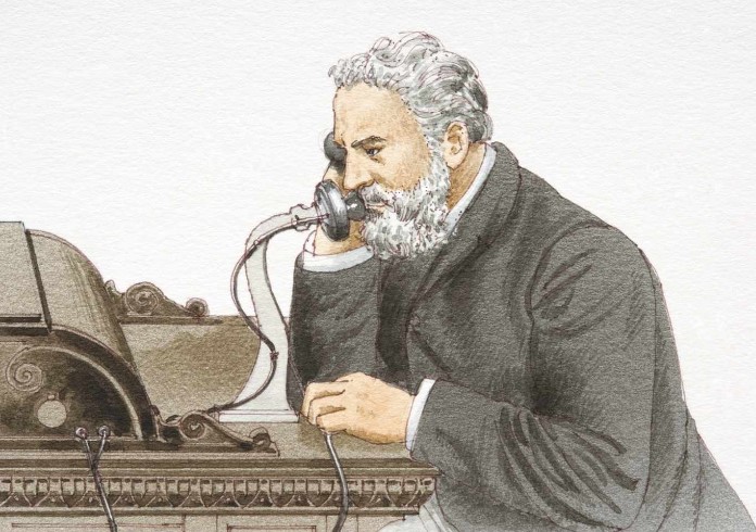 Alexander Graham Bell patented the telephone