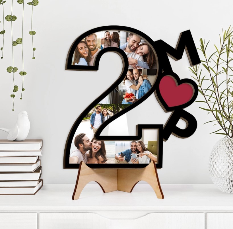 Personalize Second Anniversary Gift for Husband, 2nd Anniversary Collage, 2  Year Anniversary, Two Year Anniversary, Custom Photo Collage - Etsy