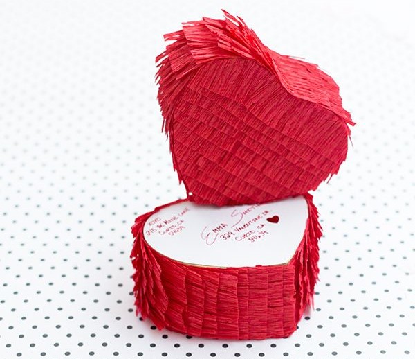 DIY Valentine's Day Box Ideas heart