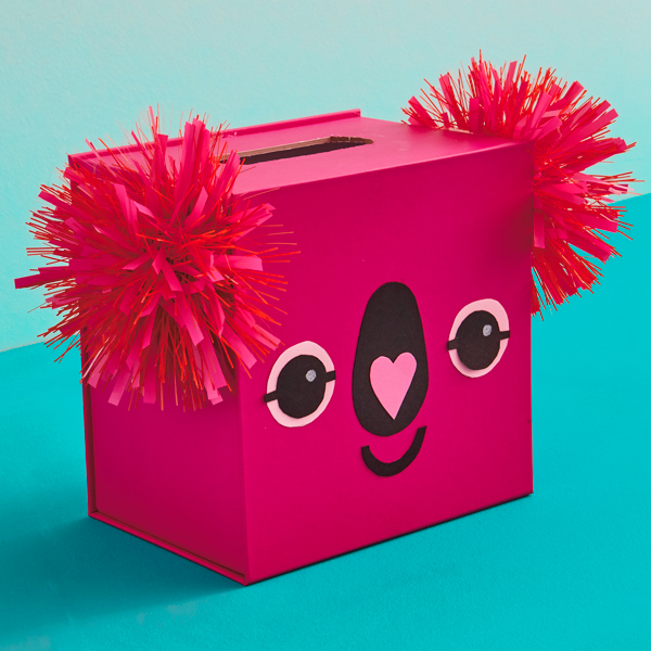 DIY Valentine's Day Box Ideas koala