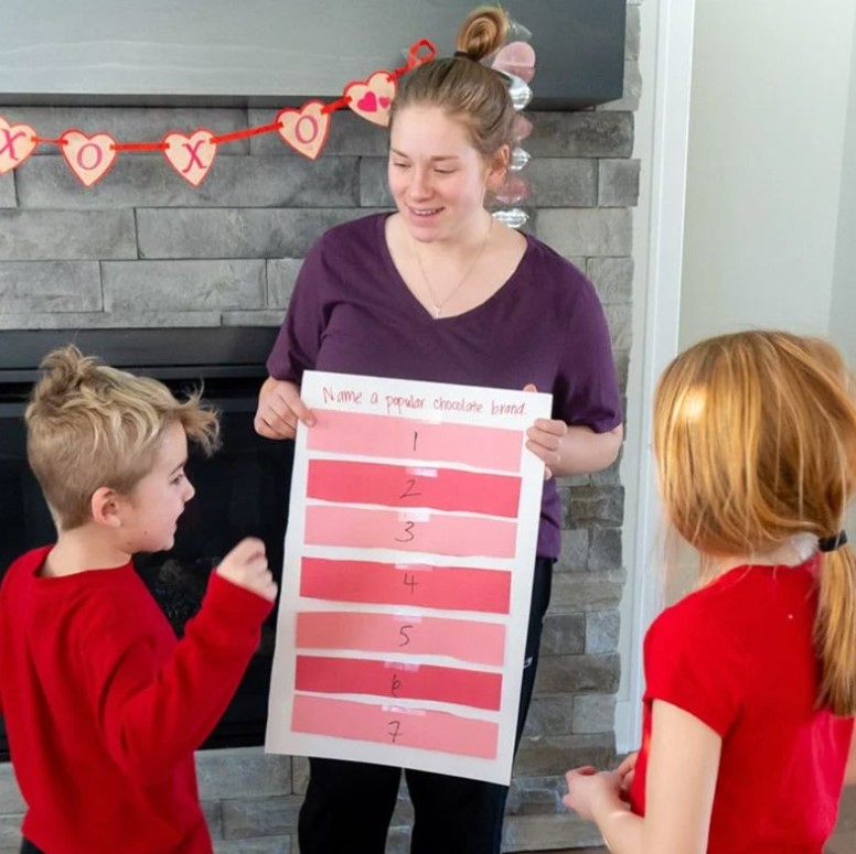 valentines day games for kids - family feud