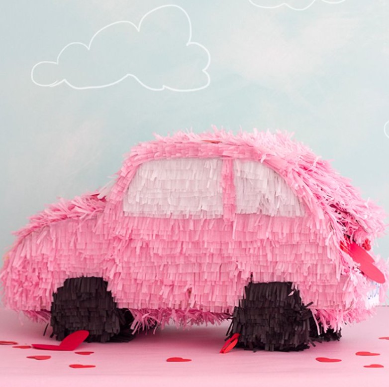 valentines day games for kids - Volkswagon love bug pinata