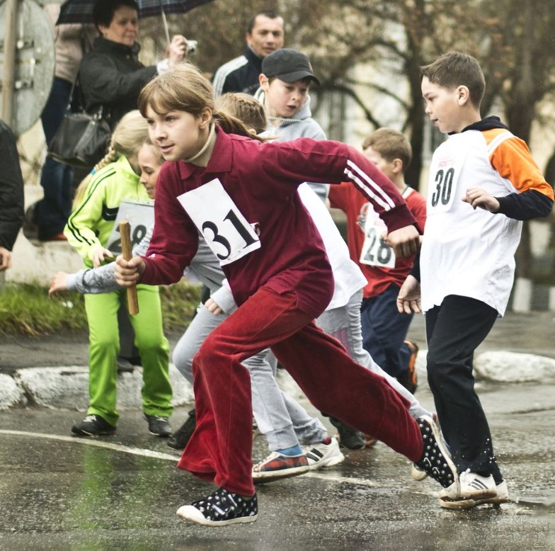 valentines day games for kids - relay race