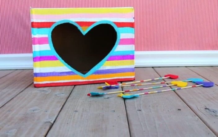 valentines day games for kids - cupid's arrow