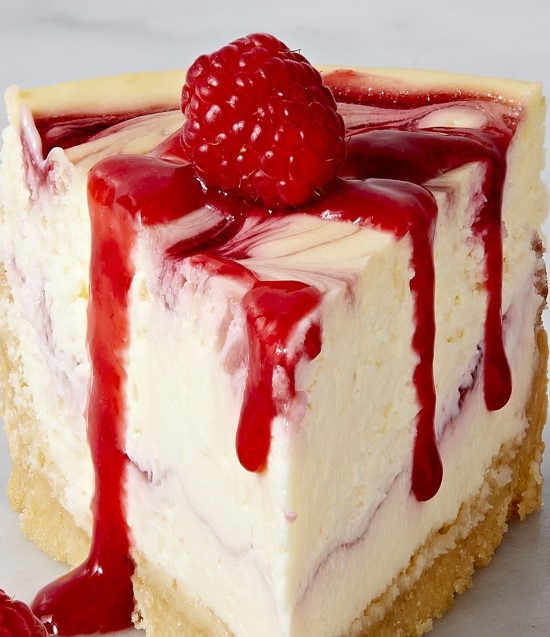 Delicious Raspberry Cheesecake