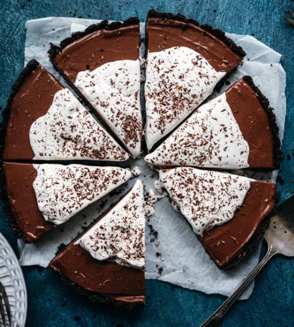 Vegan Chocolate Pie 