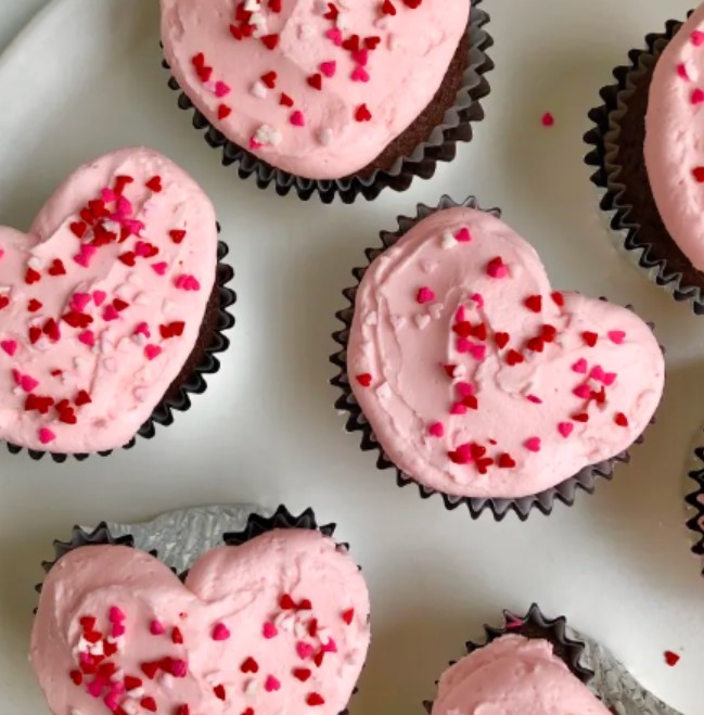 Heart Shape Cupcake