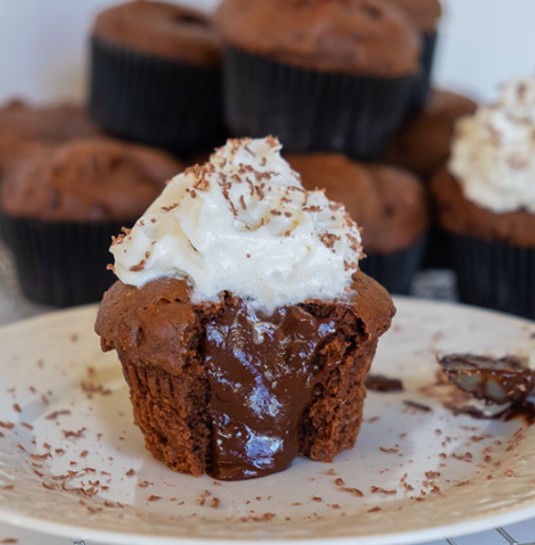 Chocolate Filled Cupcakes