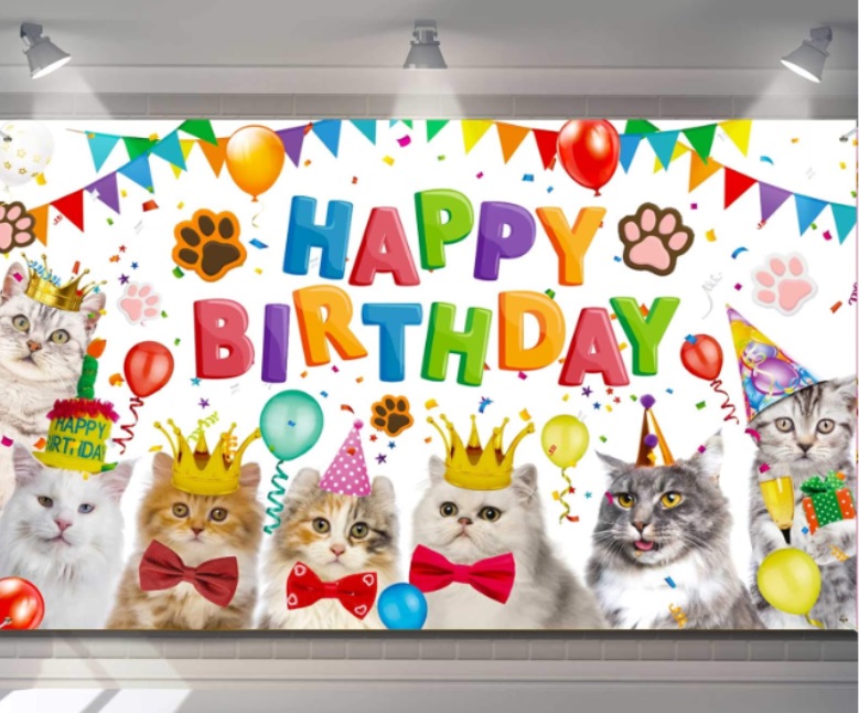 Cat Birthday Party Decorations & Supplies