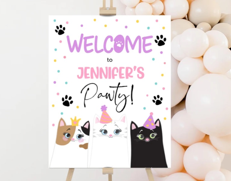 Cat Birthday Party Decorations & Supplies