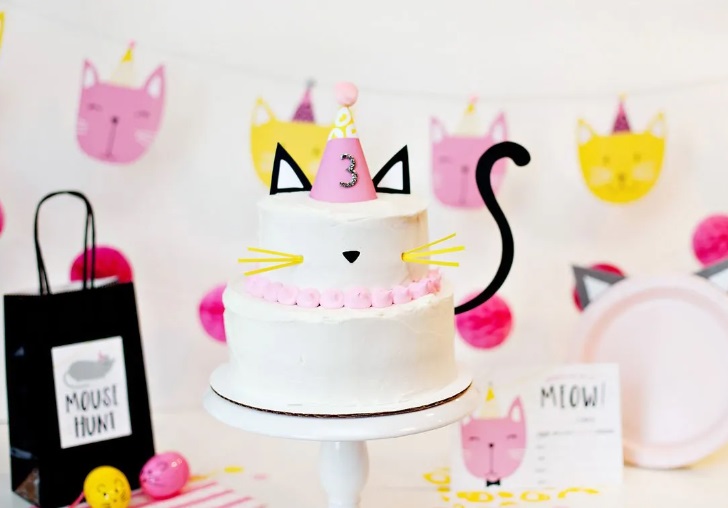 Unique Cat Birthday Party Cakes