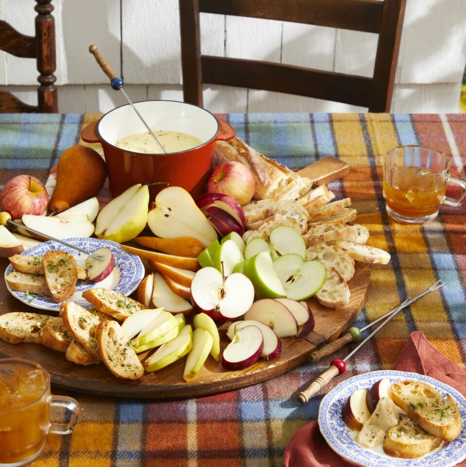 apple cider fondue