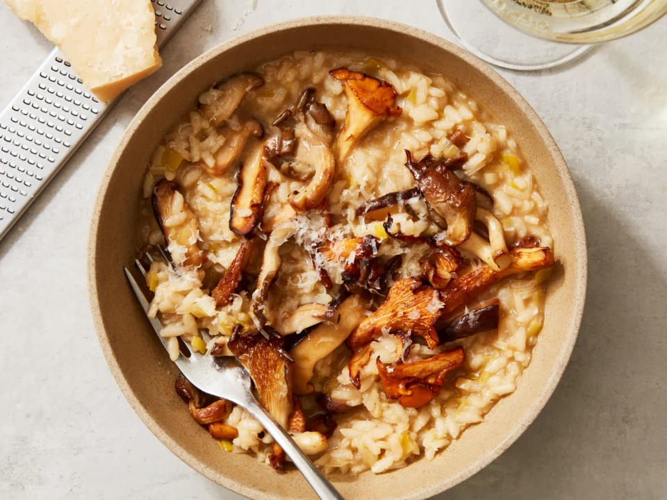 Wild mushroom risotto