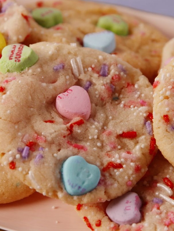 Conversation Heart Cookies