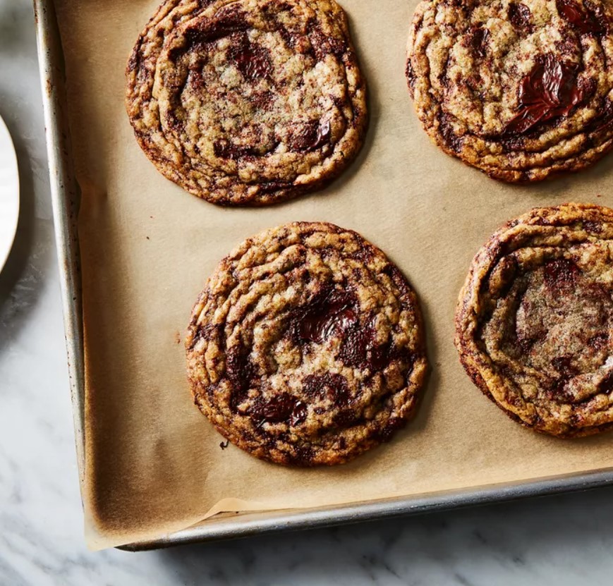 Wrinkly Chocolate Valentine Cookies