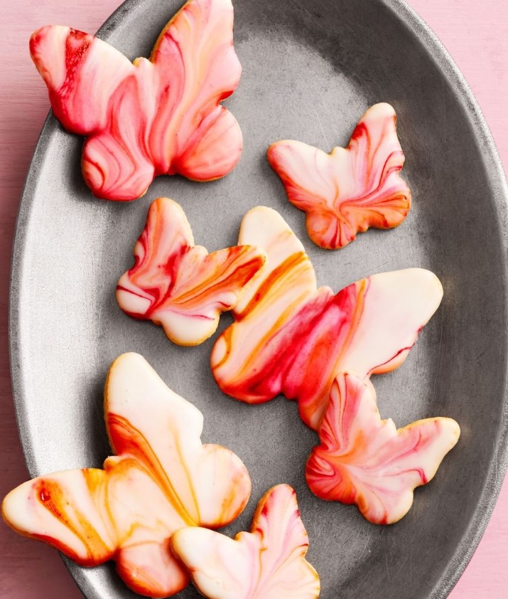 Butterfly Valentine Cookies