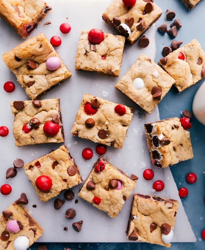 M&M Cookie Bars