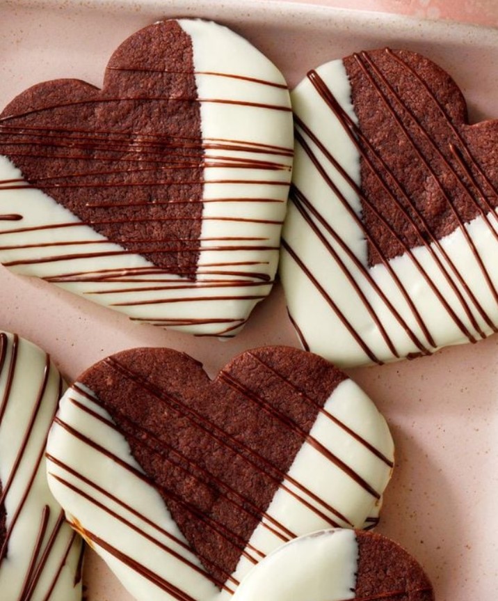 Chocolate Heart Cookies