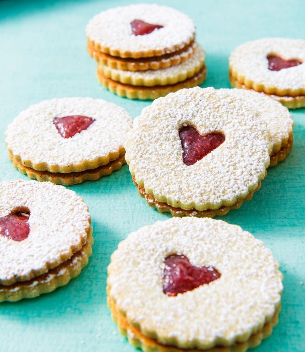 Best-Ever Linzer Valentine Cookies