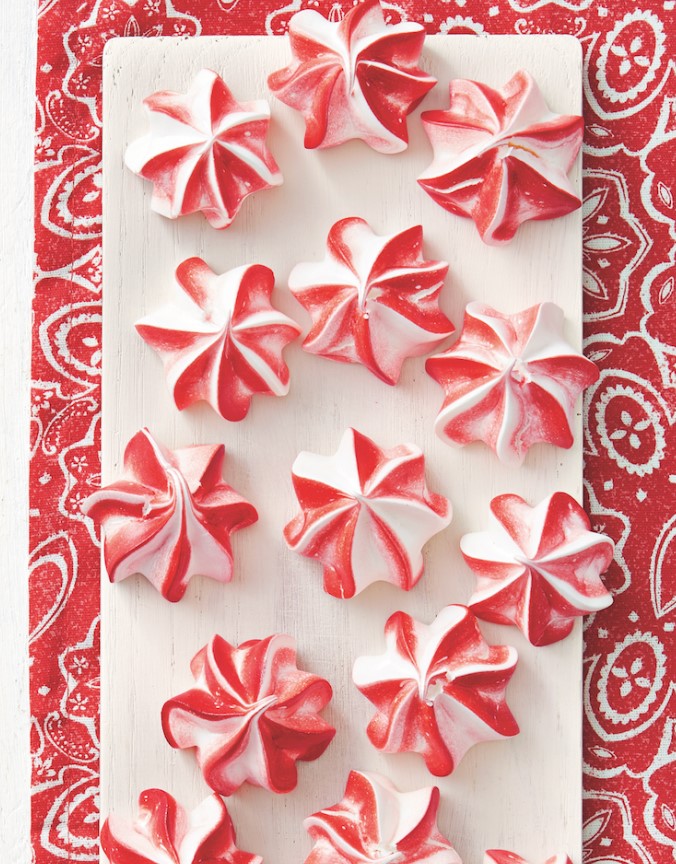 Peppermint Meringues Cookies