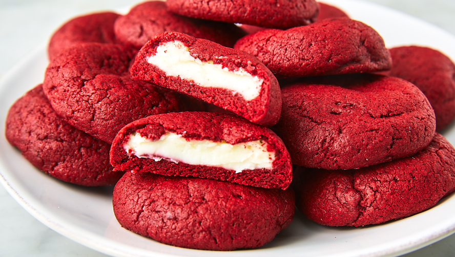Valentines day dinner recipes red velvet cookie