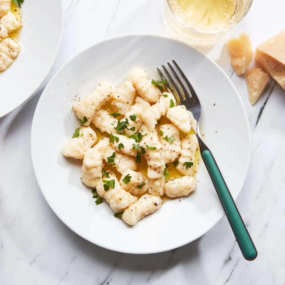 Quick potato gnocchi