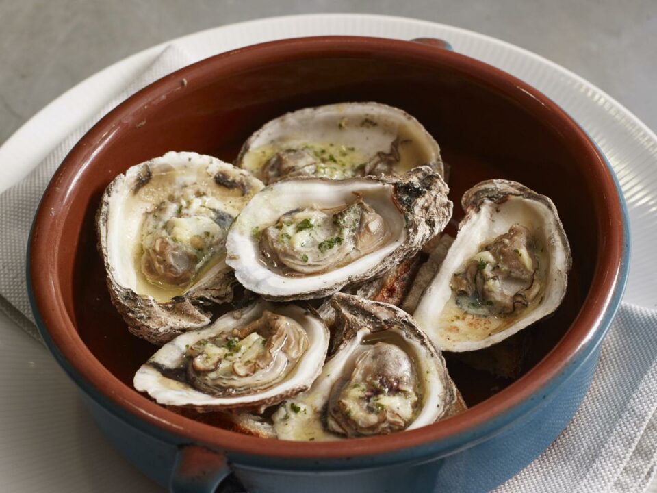 valentines day dinner recipes roasted oysters with garlic-parsley butter