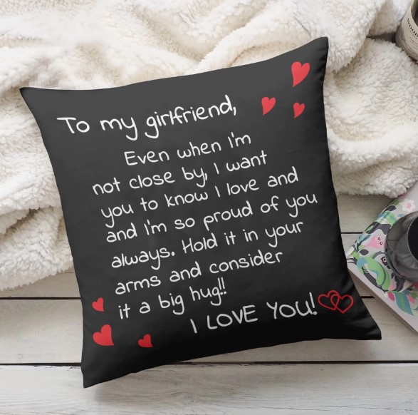 To My Girlfriend Even When I'm Not Close By I Love You - Special Canvas Pillow