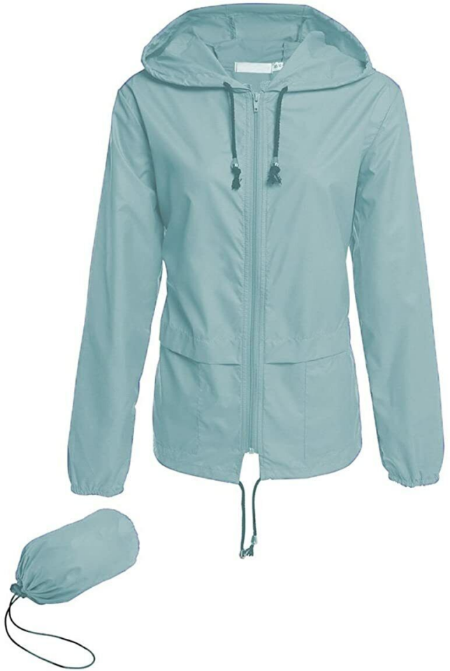 Women's Lightweight Hooded Raincoat