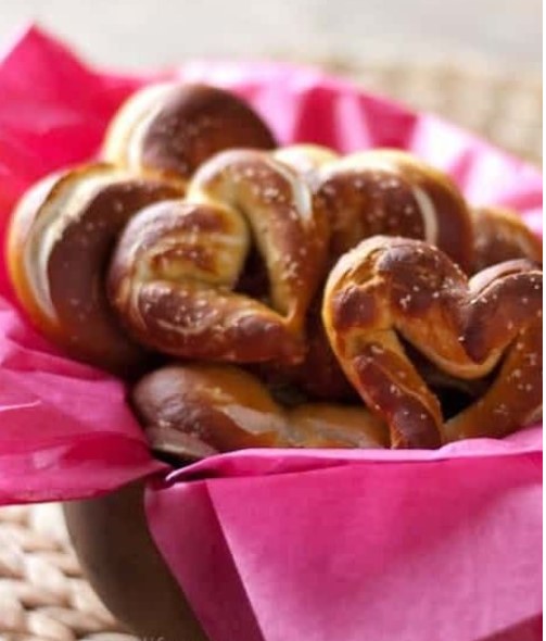 Heart Shaped Pretzels