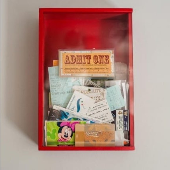 Ticket Stub Memory Box