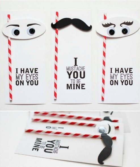 Moustache Valentines