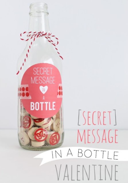 Secret Message In A Bottle Gift