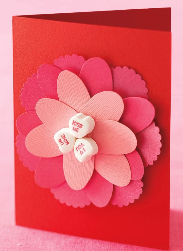 Flower Cut-Paper Cards