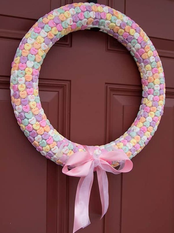 Conversation Heart Wreath