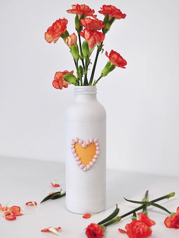 DIY Valentine's Day Vase