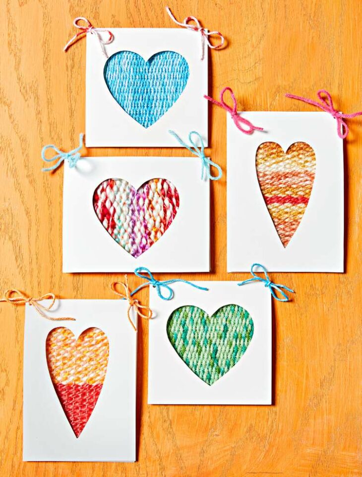 cute and cozy peek-a-boo diy valentines day card ideas