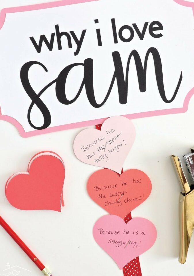 why I love you diy valentines day card ideas