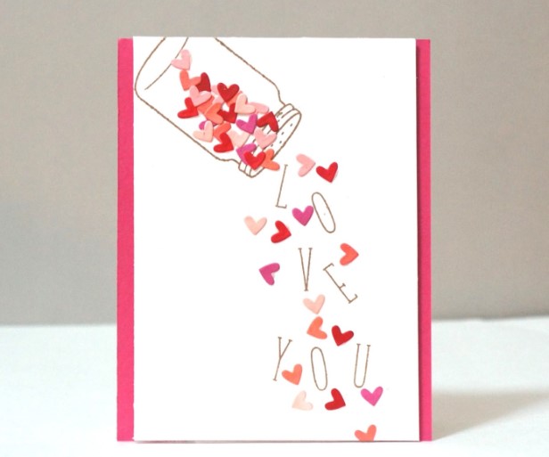 Sprinkled with Love Valentine cards