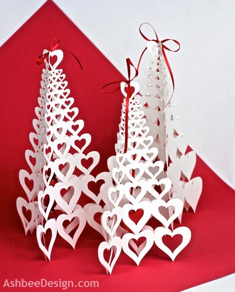 Valentine Tree Open Hearts