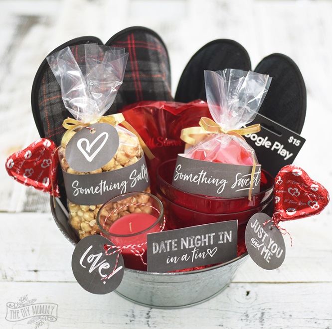 Date Night In Gift Basket 