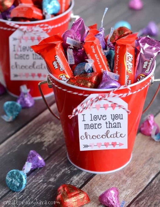 Chocolate Lover’s Valentine’s Gift Baskets