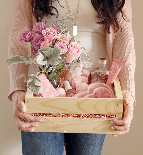 Perfectly Pink Pastels Basket