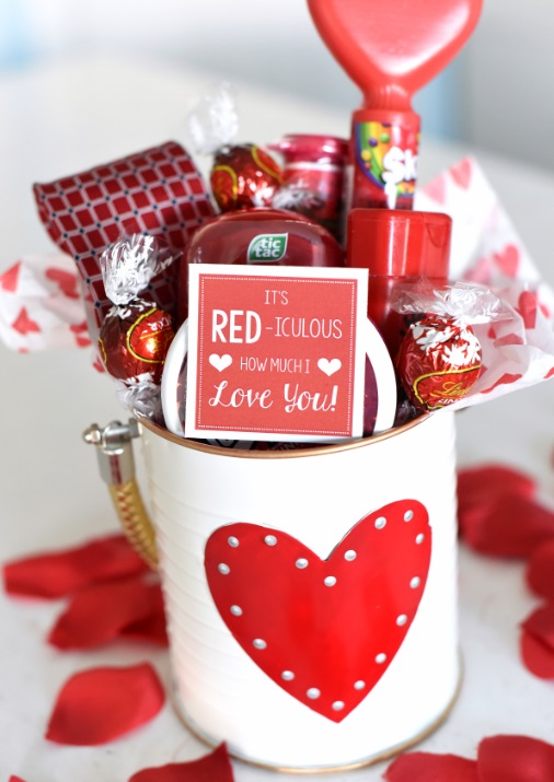 “It’s RED-iculous How Much I Love You” Basket